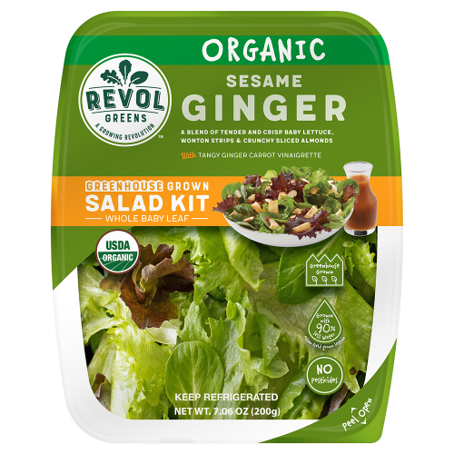 Revol Greens Organic Sesame Ginger Salad Kit