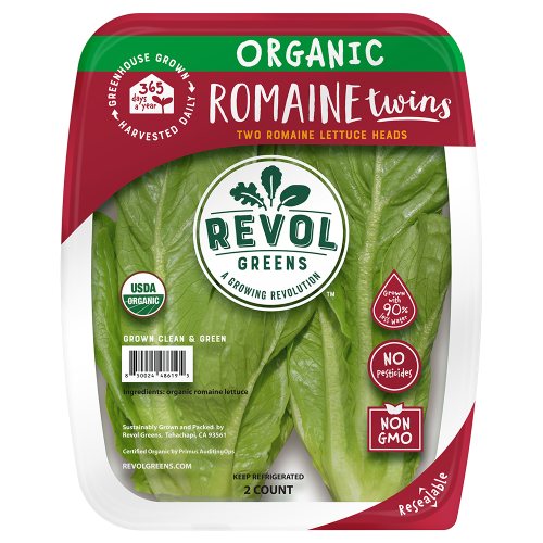 Revol Greens Organic Romaine Twins
