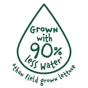 90% Less Water