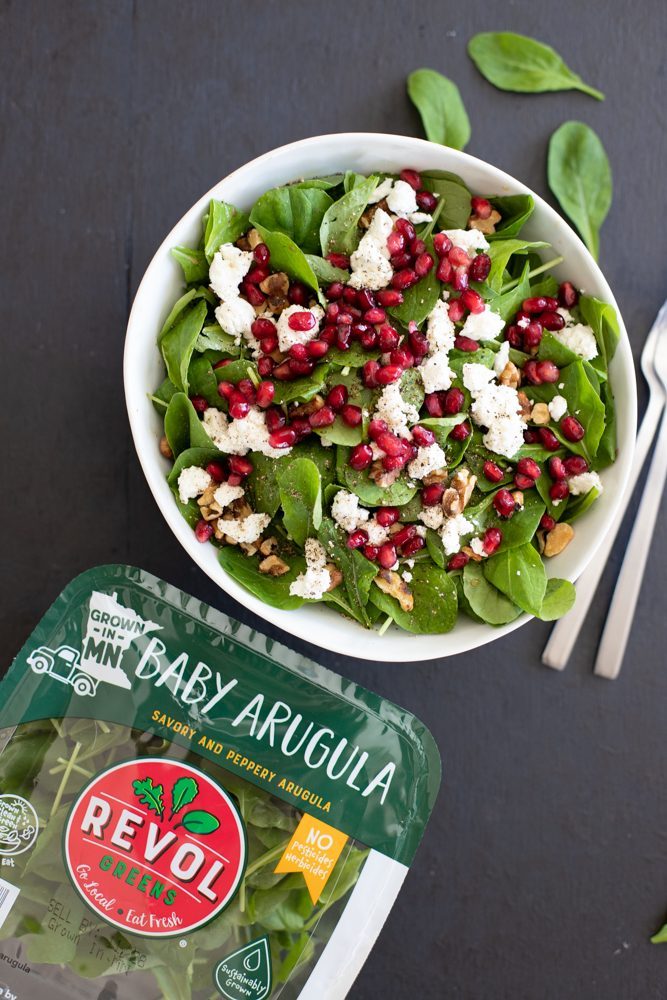 Arugula and pomegranate salad 3