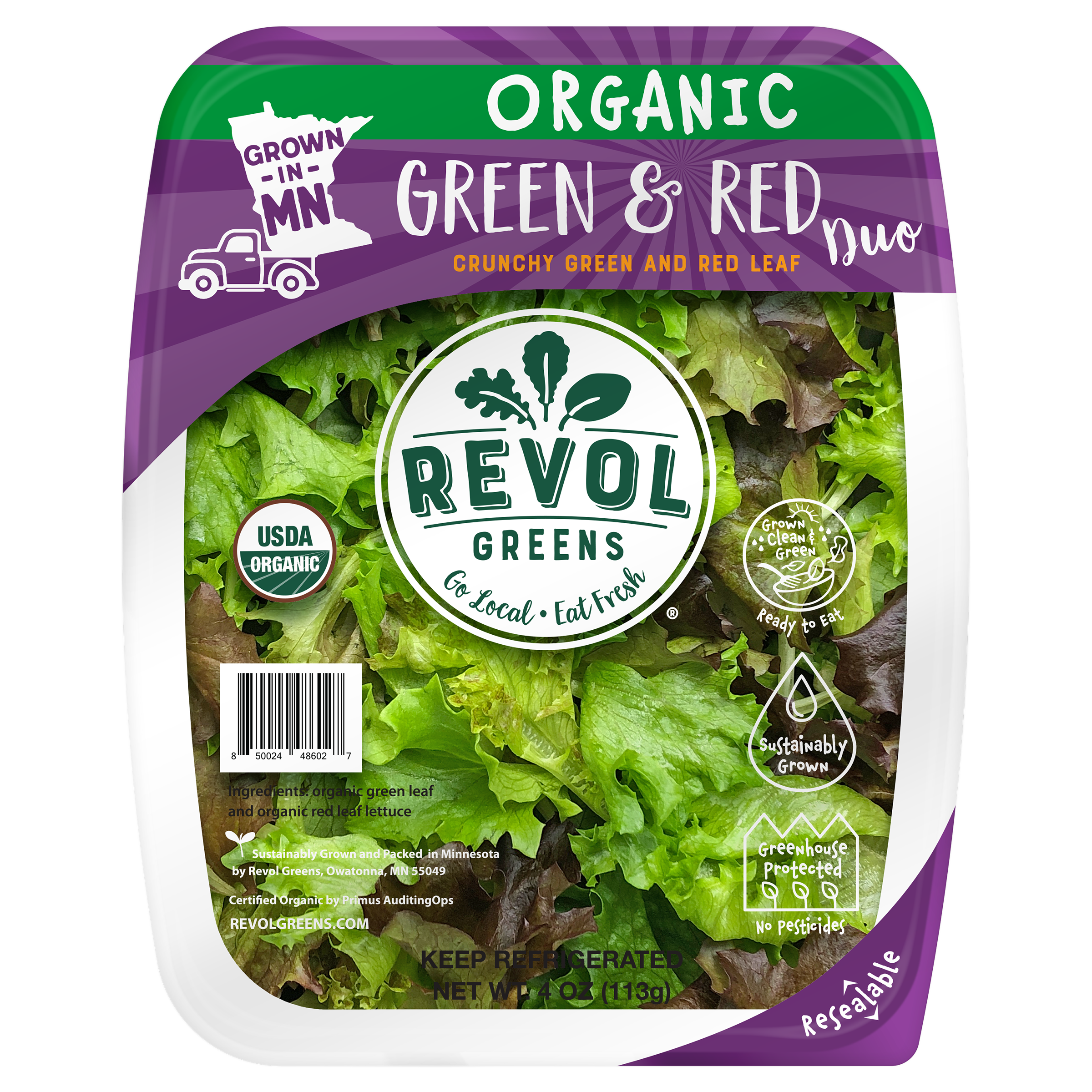 Organic Green and Red Duo - Revol Greens