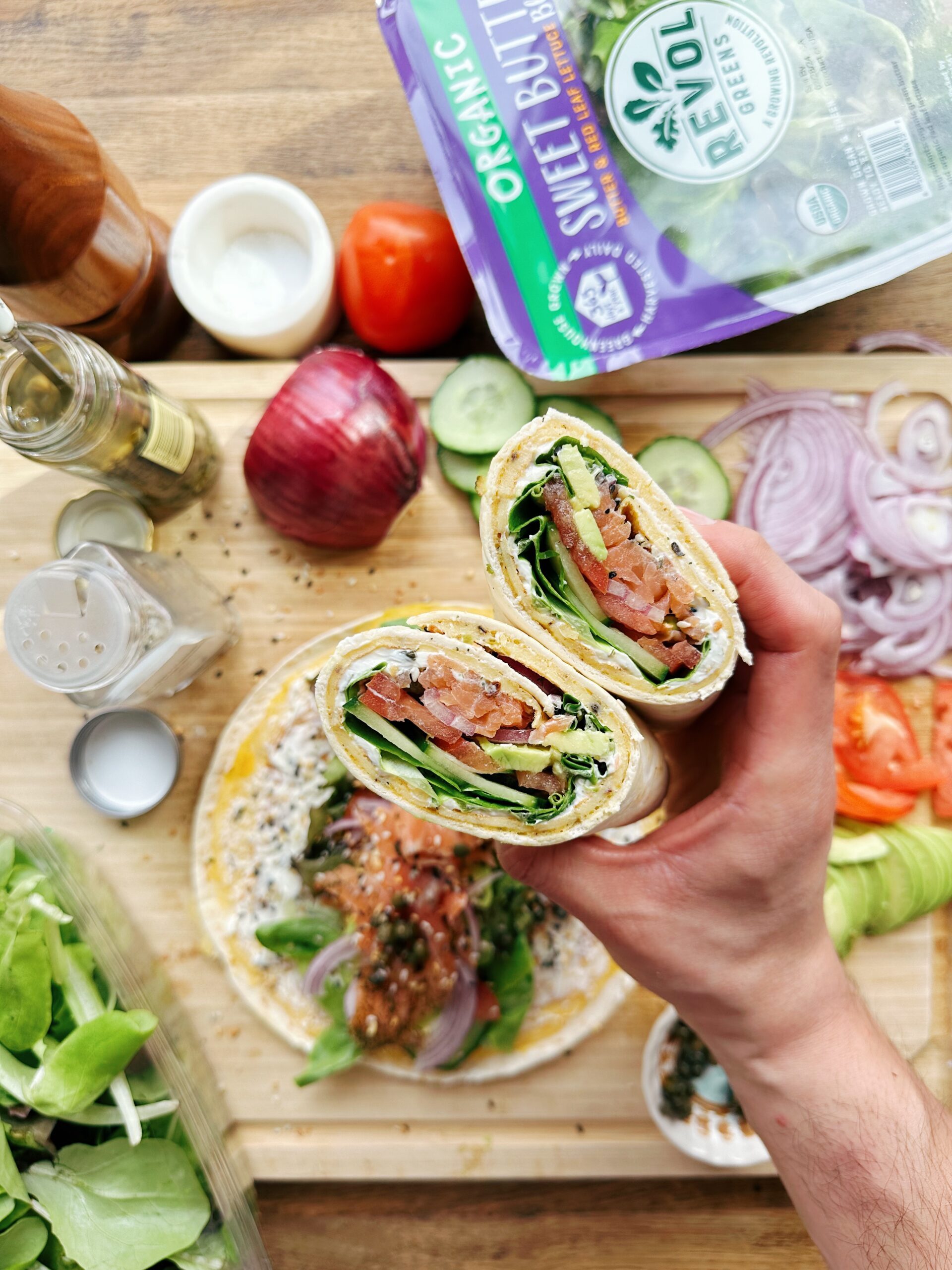 Everything Bagel Breakfast Egg Wraps